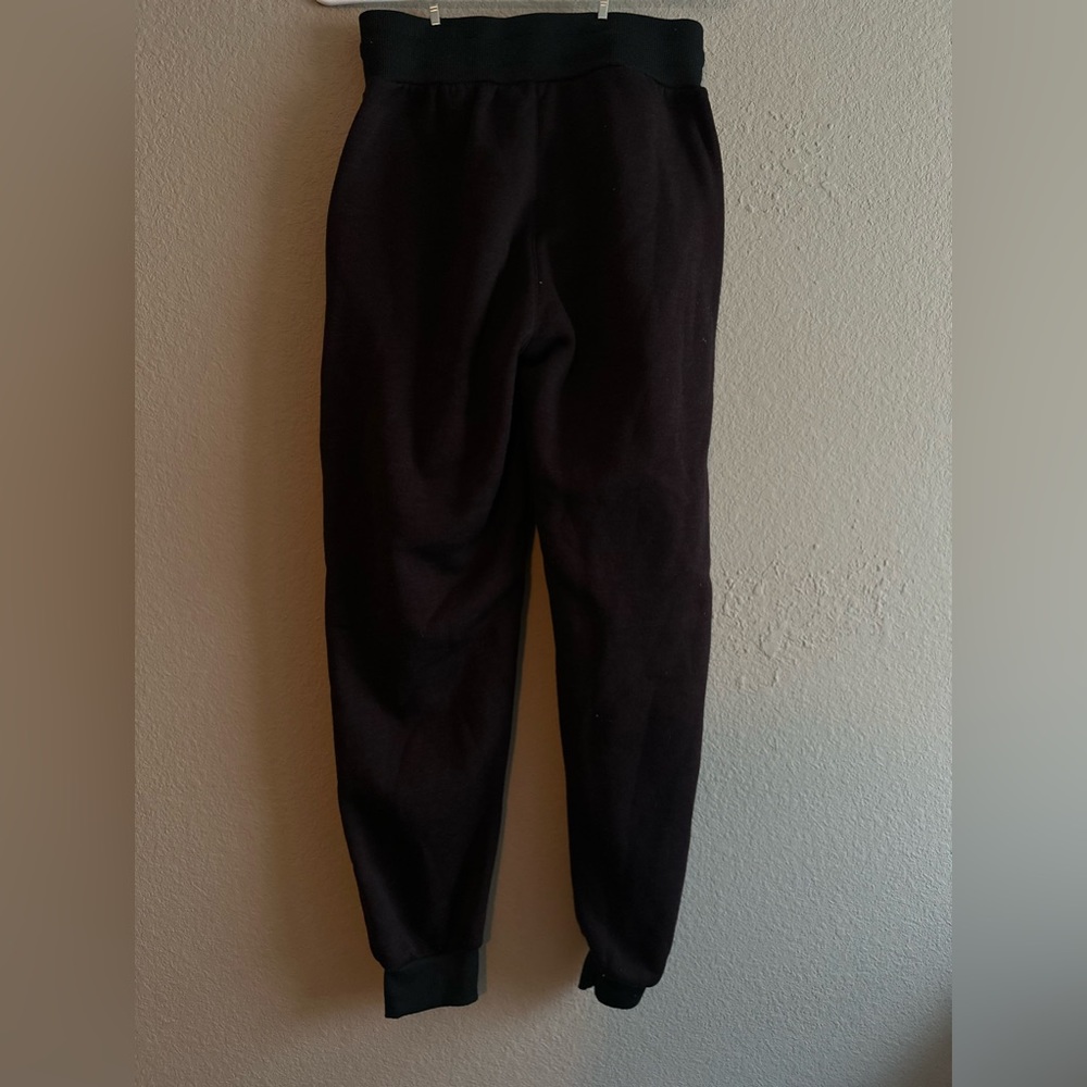 Red sweatpants